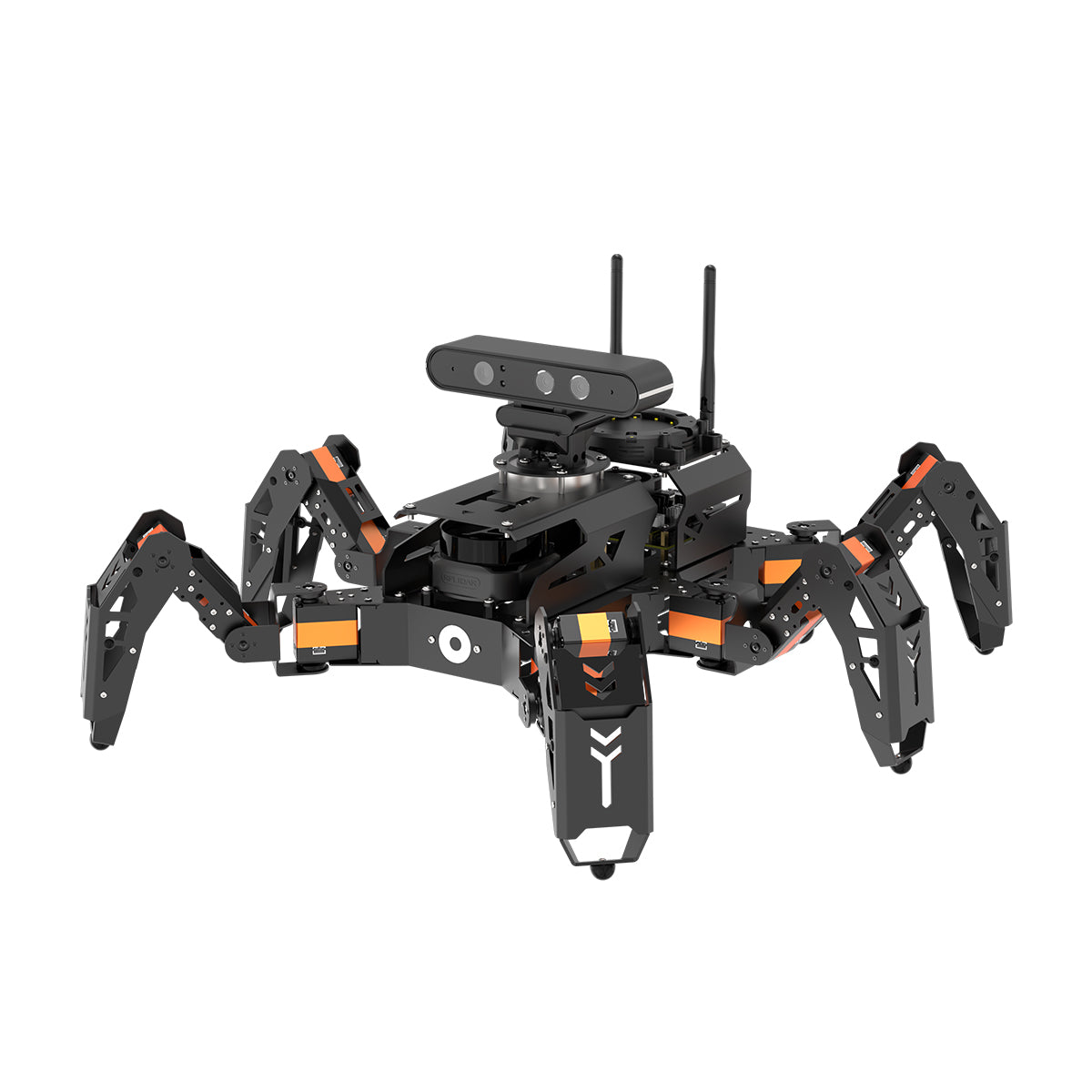 Hiwonder ROSpider ROS Hexapod Robot with Jetson Nano, Lidar, 3D Depth Camera, AI Vision, SLAM & Voice Control Hiwonder ROSpider ROS Hexapod Robot with Jetson Nano, Lidar, 3D Depth Camera, AI Vision, SLAM & Voice Control